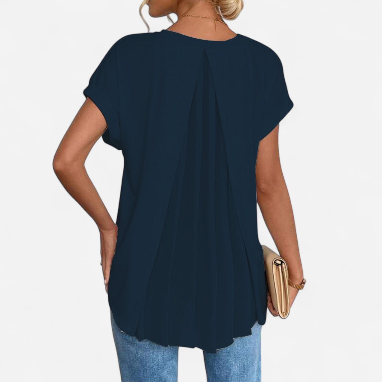 Estella - T-shirt unisexe à manches courtes en patchwork élégant