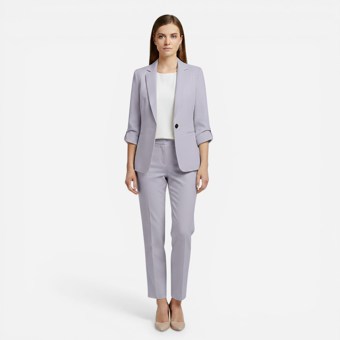 Ensemble Élégant Femme : Blazer et Pantalon Tailleur Chic