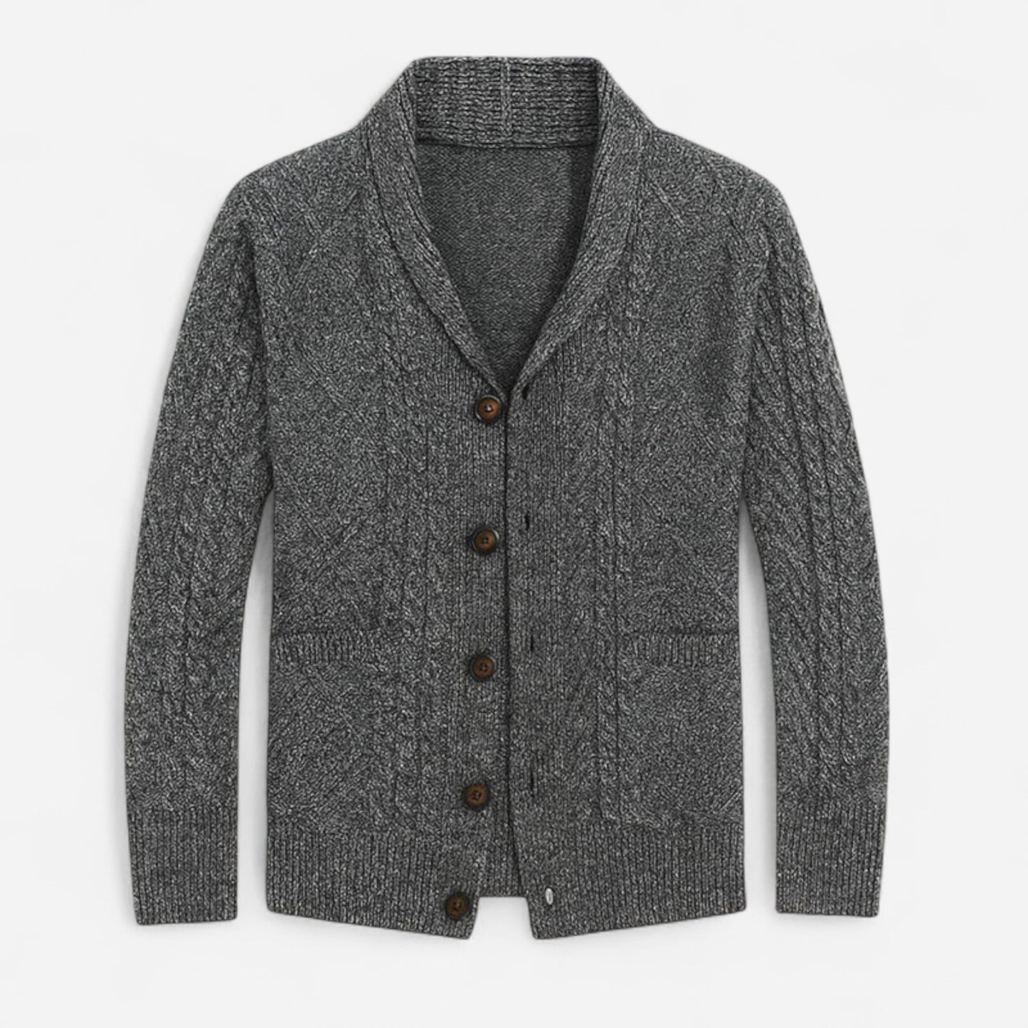 Cardigan en Cachemire pour Homme - 100% Pur, Élégance et Confort