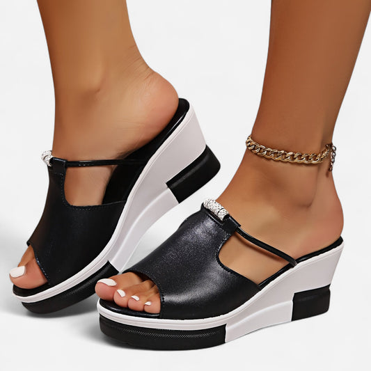 Evania - Sandales orthopédiques confortables à plateforme pour femmes