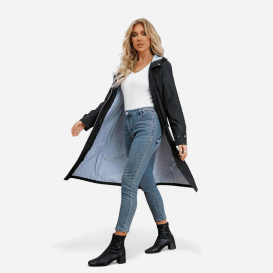 Veste de Pluie Imperméable - Légère, Résistante au Vent, Ajustable