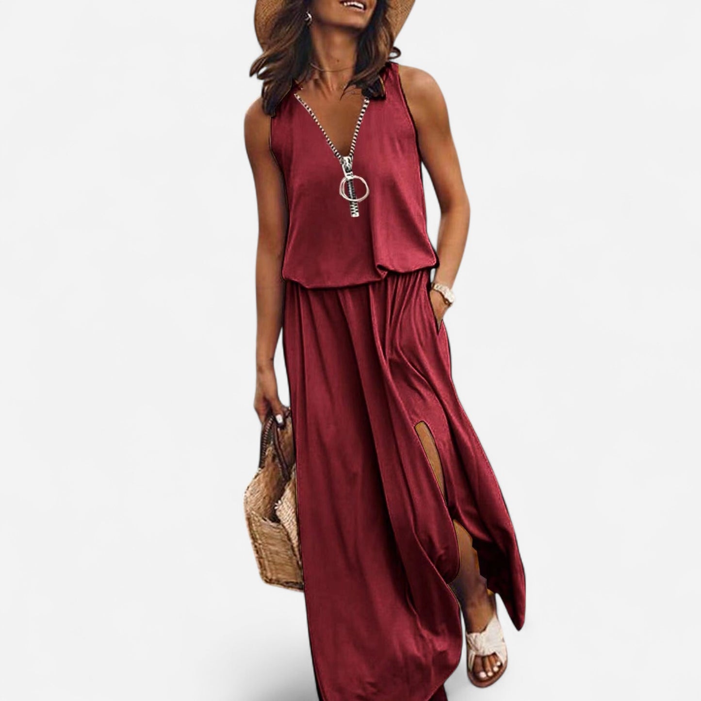 Pavina - Élégante robe imprimée pour femmes, style chic et confort