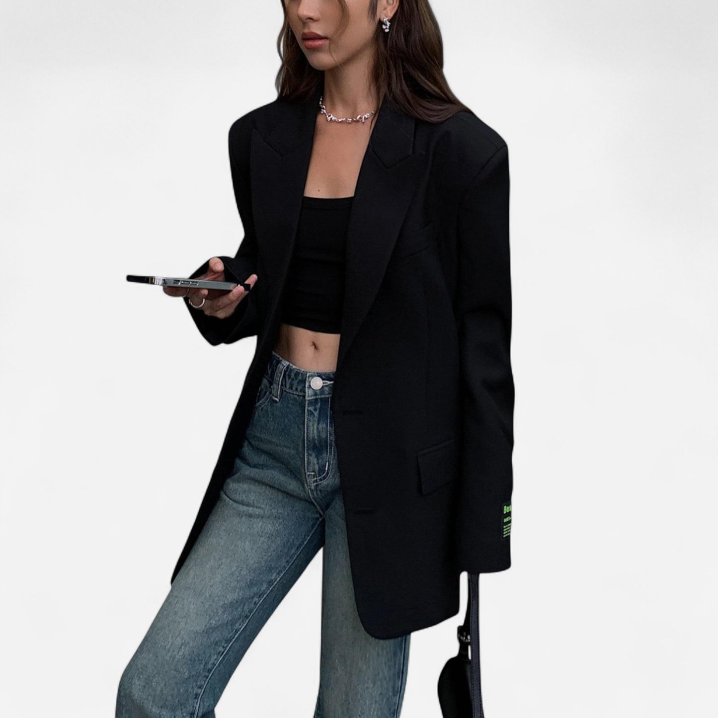 Lorène - Blazer Oversize Classique Élégante et Tendance