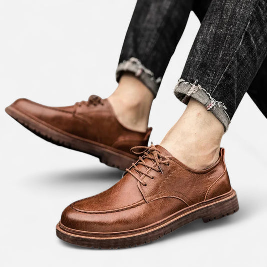James Chamberlain - Oxfords en Cuir Véritable Élégants et Durables