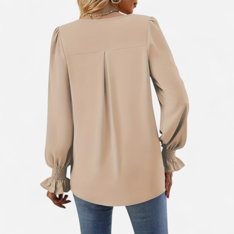 Québec Élégance Blouse&Shirts Miranda - Chemisier d'automne élégant et confortable