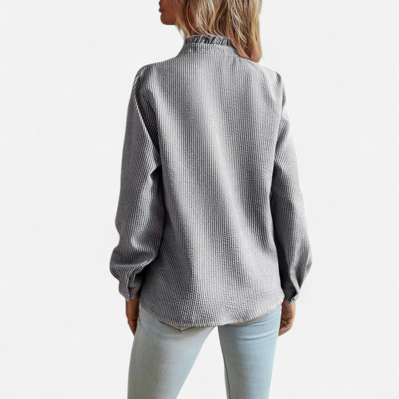 Québec Élégance Blouses & Shirts Viktoria™ - Chemisier Élégant pour un Printemps Chic et Confortable