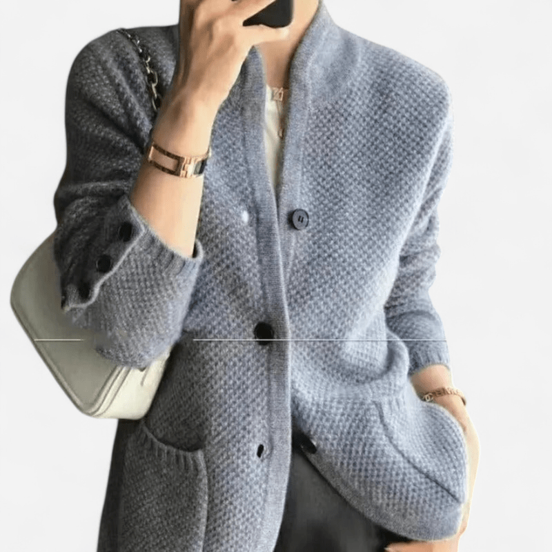 Québec Élégance Cardigan Collection Grace - Cardigan douillet sophistiqué pour un style élégant