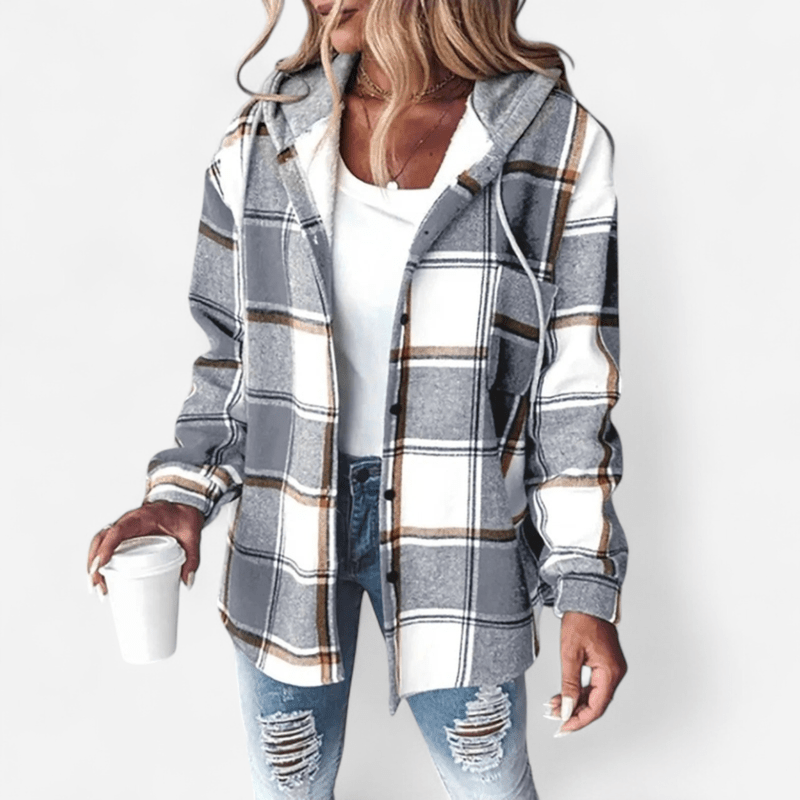 Québec Élégance Cardigan Collection Nela - Veste élégante adaptée à toutes les saisons avec capuche