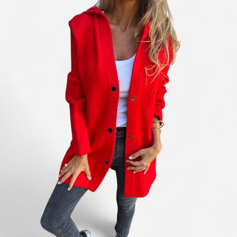 Québec Élégance Cardigan Maeva - Gilet d'automne pour femme léger et élégant