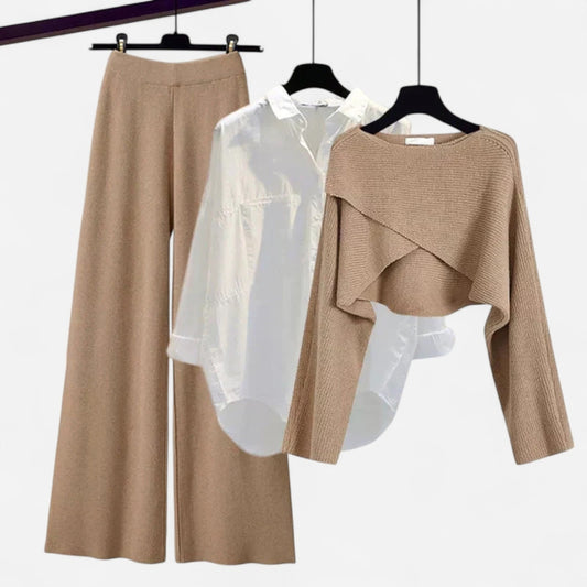 Québec Élégance Clothing set Trina - Ensemble confortable 3 pièces à manches longues chic