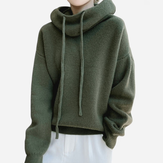 Québec Élégance Coats & Jackets Grace - Sweat à capuche chic en cachemire élégant