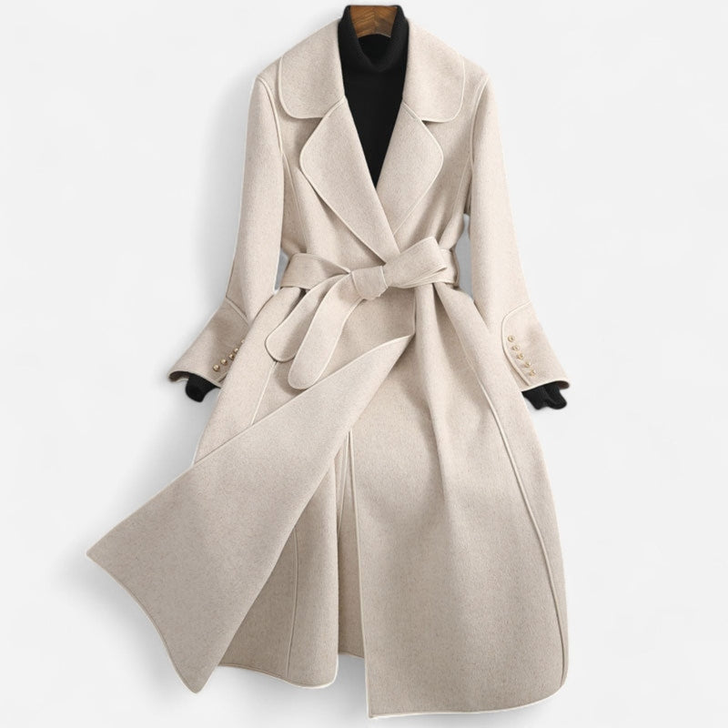 Québec Élégance Coats & Jackets Juliette - Manteau de laine enveloppant élégant et raffiné