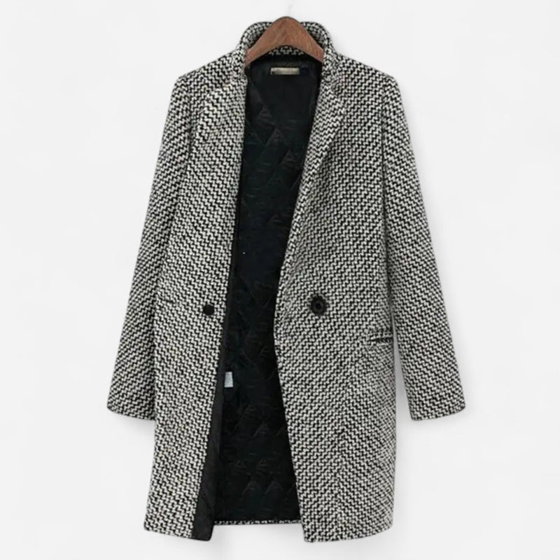 Québec Élégance Coats & Jackets Liza - Manteau de laine élégant et ajusté pour femme