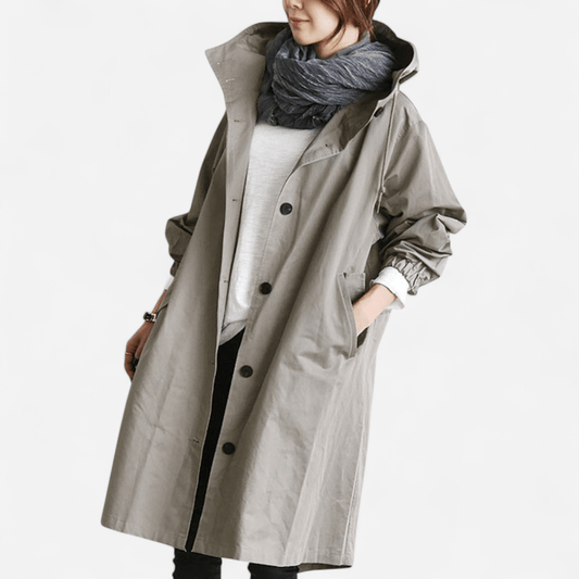 Québec Élégance Coats & Jackets Ulla - Trench élégant et déperlant pour un style intemporel