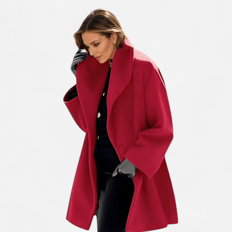 Québec Élégance Coats Vivienne - Veste de laine coupe-vent chic et élégante