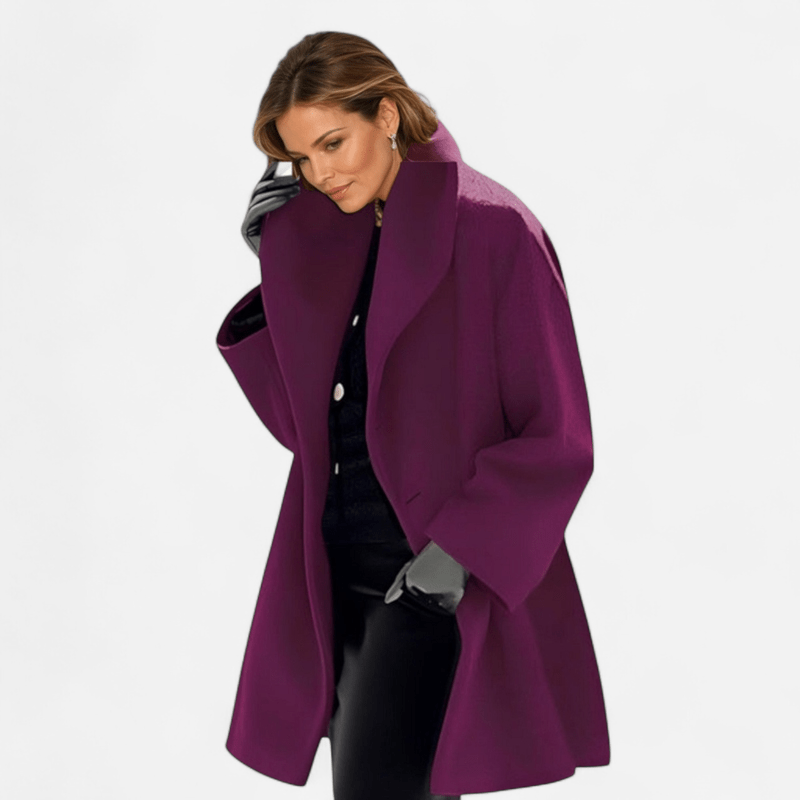 Québec Élégance Coats Vivienne - Veste de laine coupe-vent chic et élégante