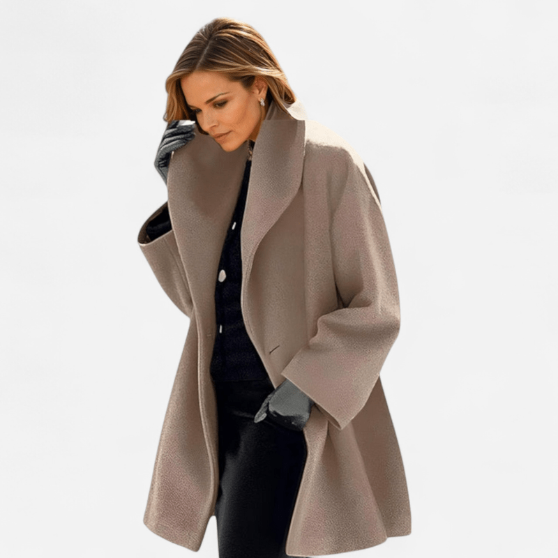 Québec Élégance Coats Vivienne - Veste de laine coupe-vent chic et élégante