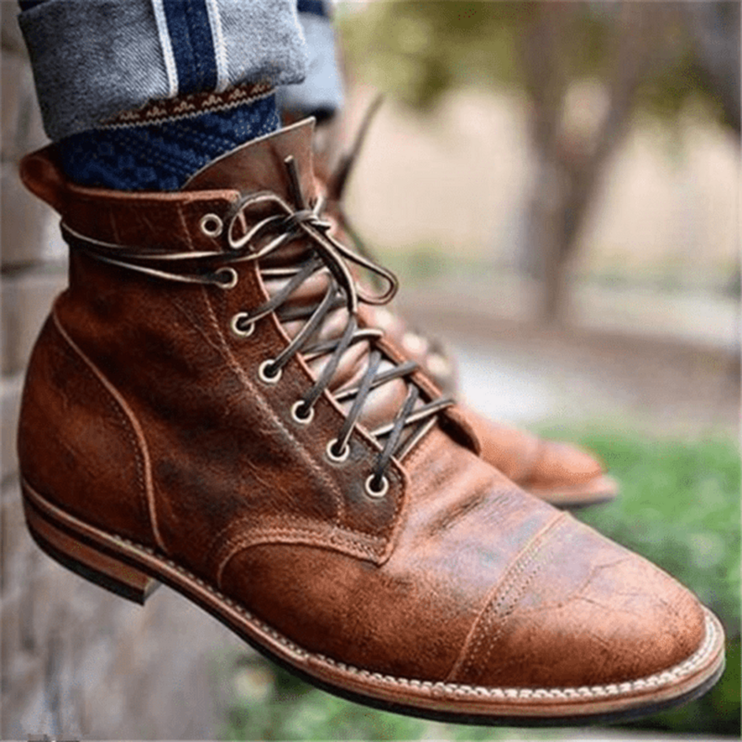 Québec Élégance Dennis - Bottes confortables en cuir au style intemporel