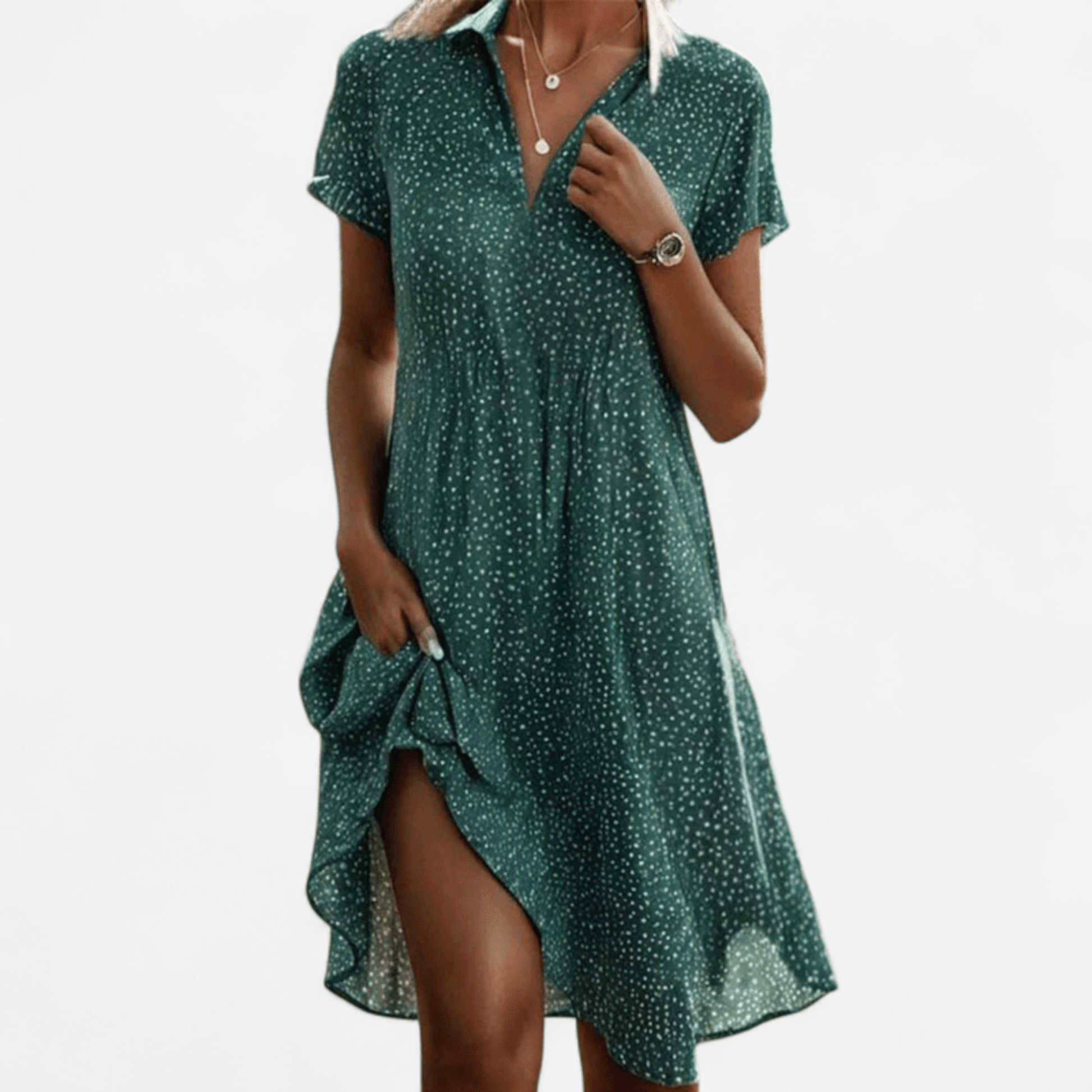 Québec Élégance Dress Alice - Robe Décontractée Élégante pour un Style Quotidien