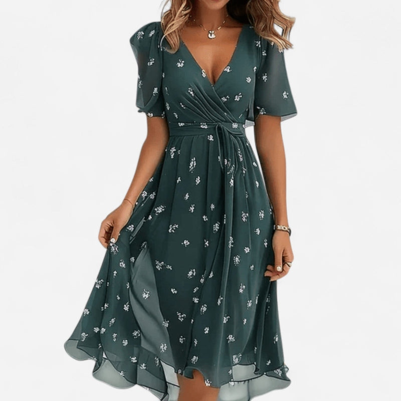 Québec Élégance Dress Anastasia - Robe Élégante en Soie pour Occasions Spéciales