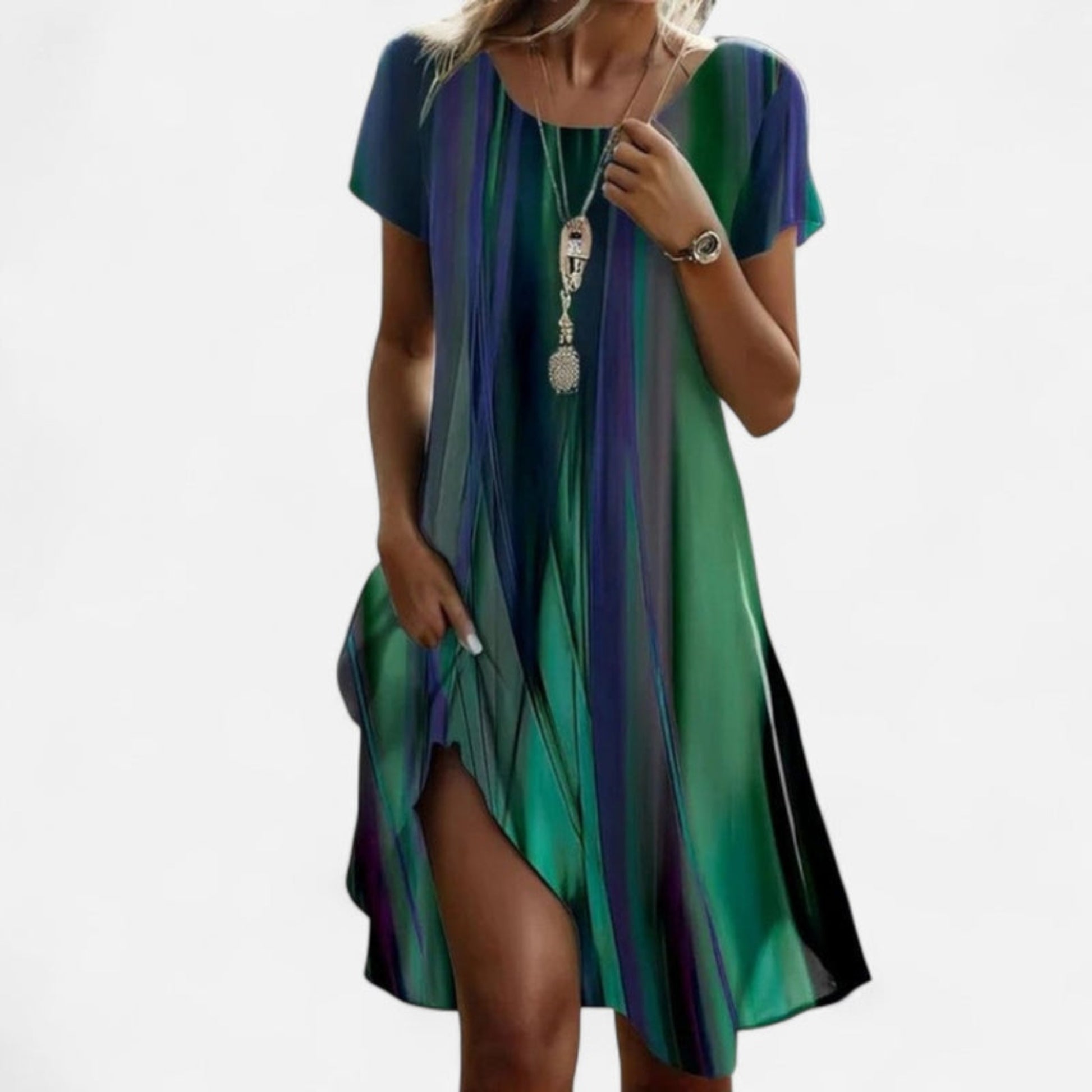 Québec Élégance Dress Bertille - Robe Élégante et Fluide pour un Style Quotidien