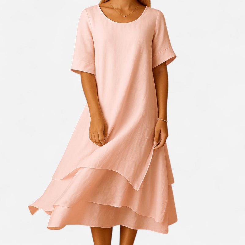 Québec Élégance Dress Ebba - Robe Longue Élégante et Flatteuse pour Femmes Chic