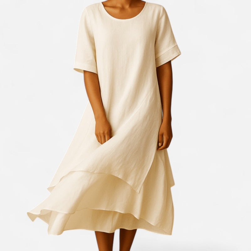 Québec Élégance Dress Ebba - Robe Longue Élégante et Flatteuse pour Femmes Chic