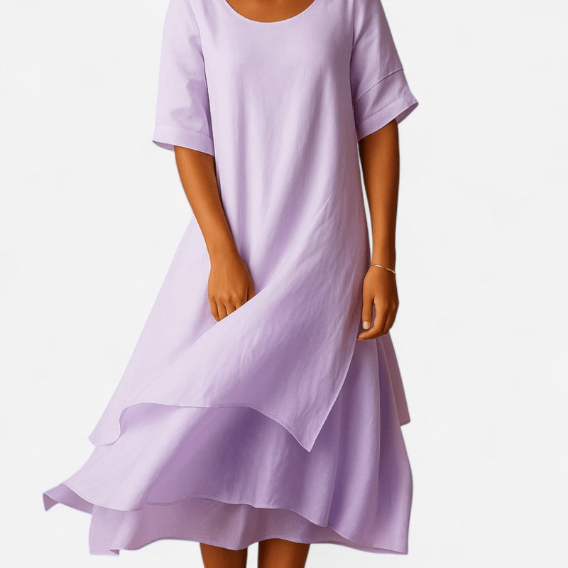 Québec Élégance Dress Ebba - Robe Longue Élégante et Flatteuse pour Femmes Chic