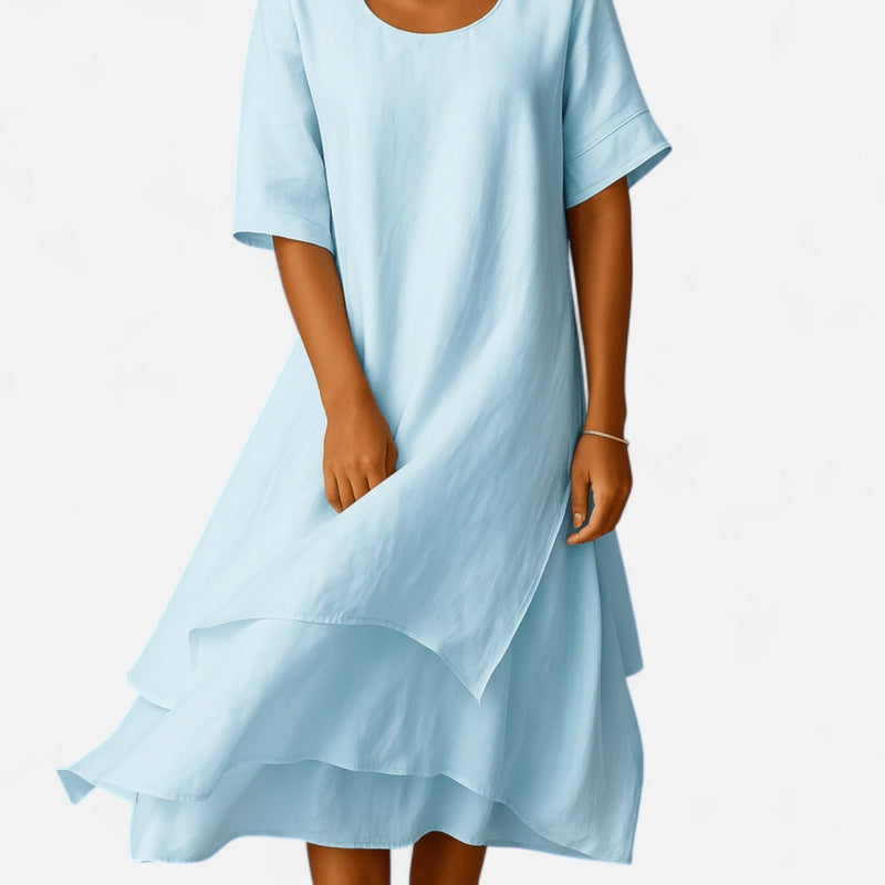 Québec Élégance Dress Ebba - Robe Longue Élégante et Flatteuse pour Femmes Chic
