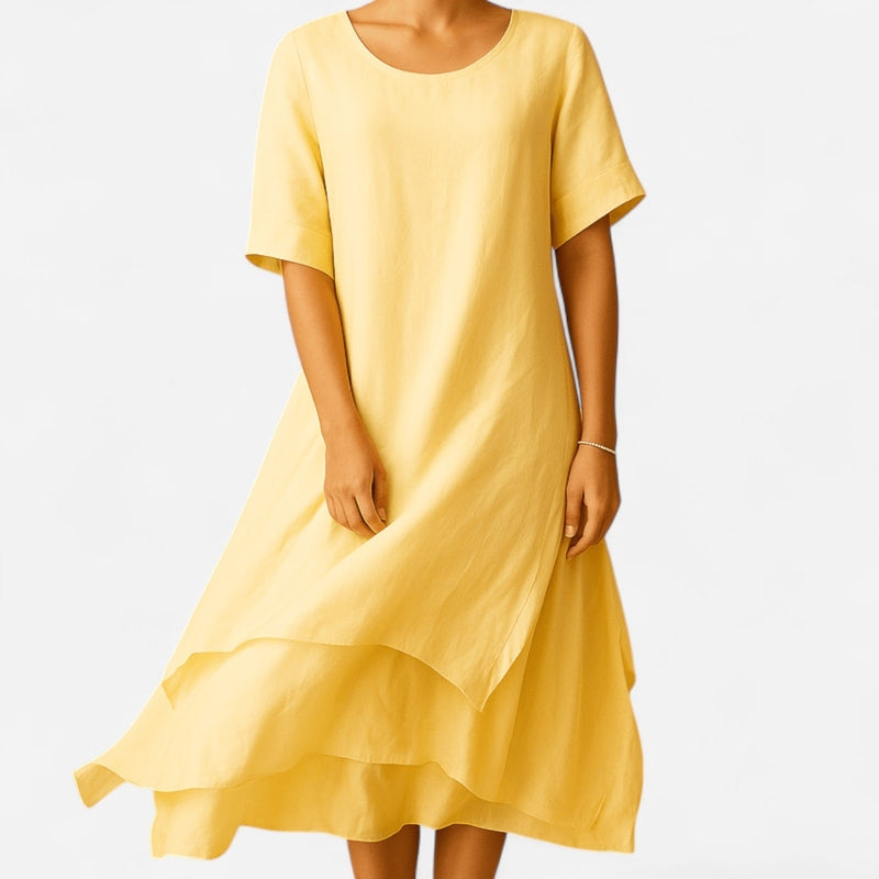 Québec Élégance Dress Ebba - Robe Longue Élégante et Flatteuse pour Femmes Chic
