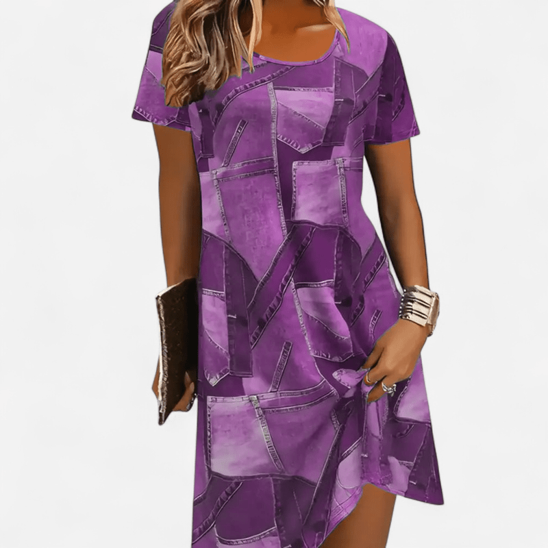 Québec Élégance Dress Elizabeth - Robe d'été féminine élégante et légère pour un style estival parfait