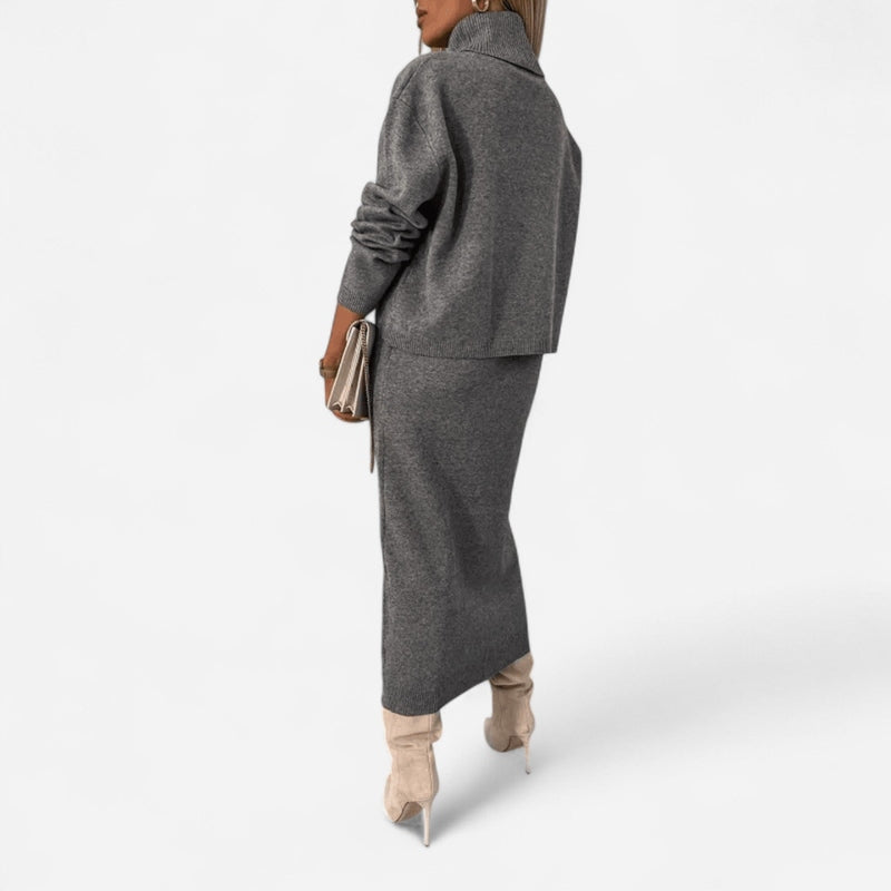 Québec Élégance Dress Nicolette - Ensemble de tricots pour femmes élégant et confortable