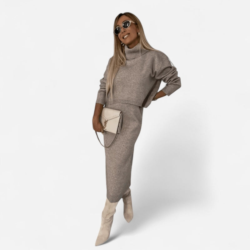 Québec Élégance Dress Nicolette - Ensemble de tricots pour femmes élégant et confortable