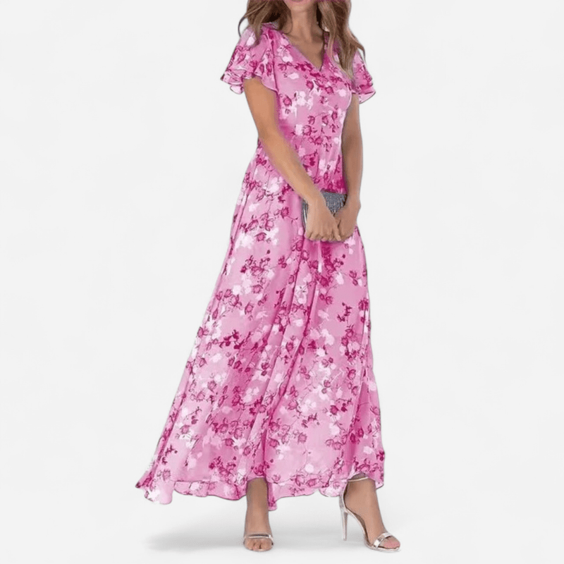Québec Élégance Dress Serena - Robe Glamoureuse à Devant Élégant et Chic