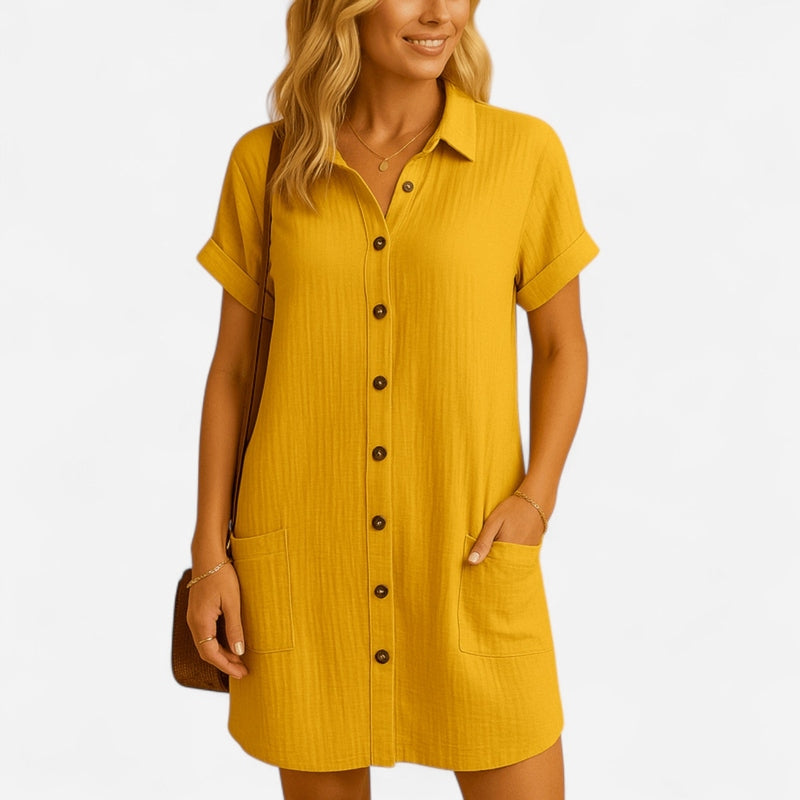 Québec Élégance Dresses Stina - Robe d'été légère et élégante pour femmes, idéale pour l'été