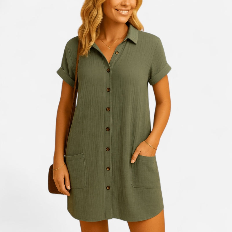 Québec Élégance Dresses Stina - Robe d'été légère et élégante pour femmes, idéale pour l'été