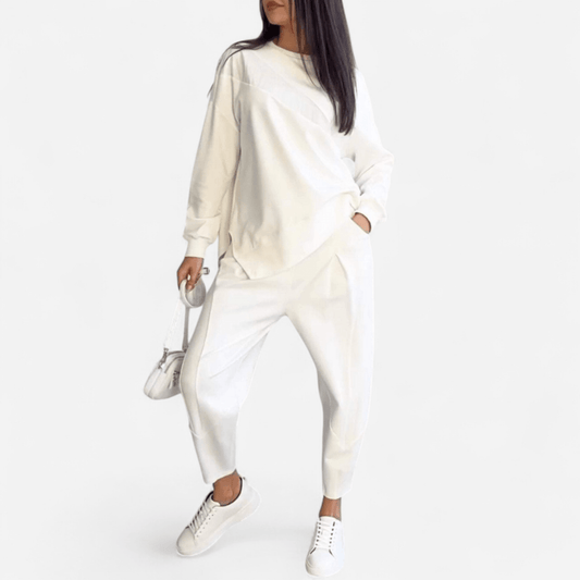 Québec Élégance Floriana - Ensemble deux pièces mode et ample pour le printemps