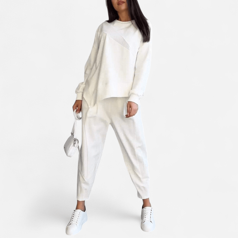 Québec Élégance Floriana - Ensemble deux pièces mode et ample pour le printemps