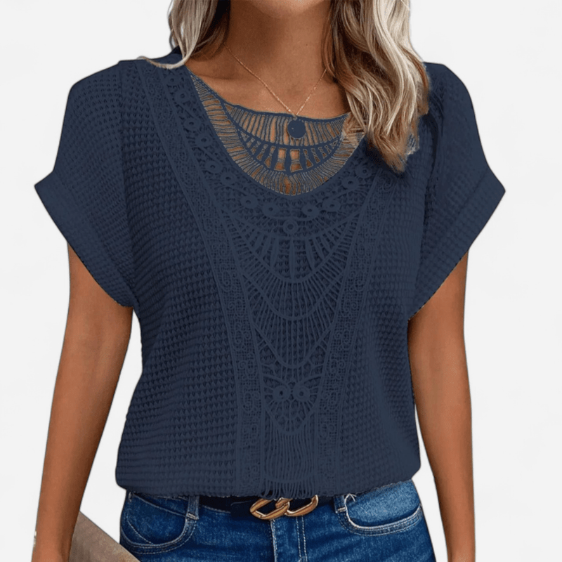 Québec Élégance Helena - Chemise femme élégante en coton respirant