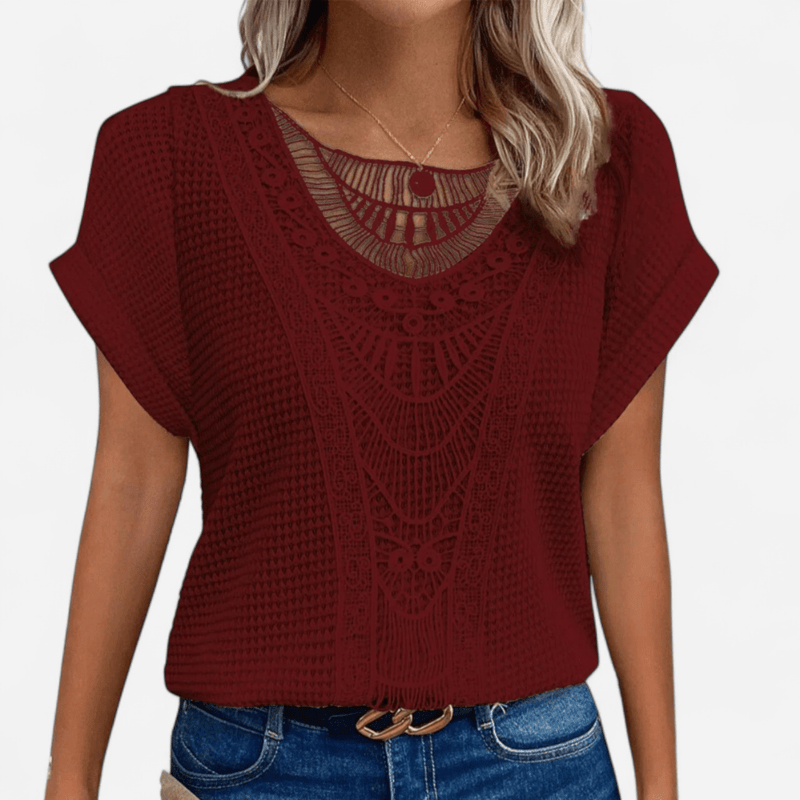 Québec Élégance Helena - Chemise femme élégante en coton respirant