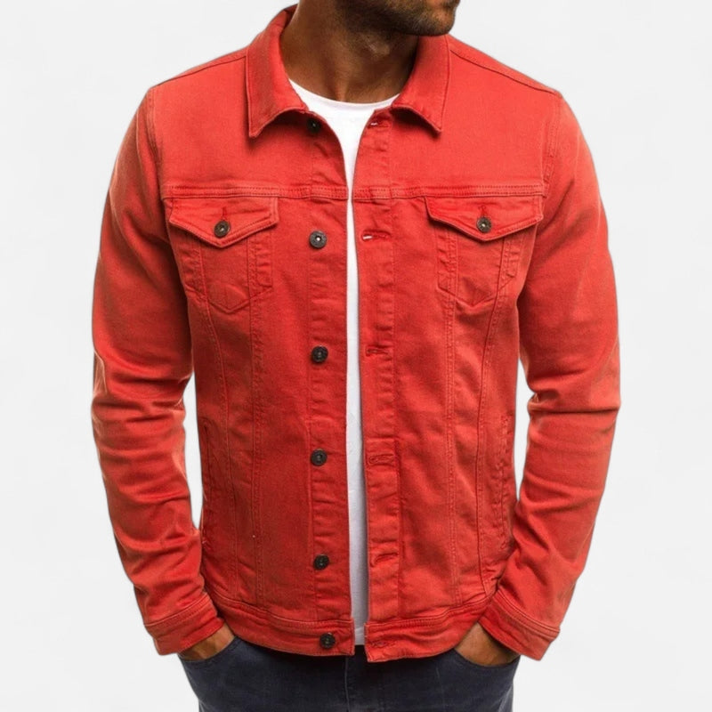 Québec Élégance JACKET Steve - Veste en jean confortable et stylée pour homme