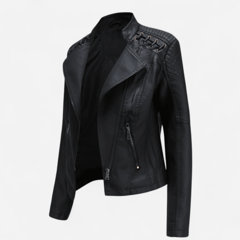 Québec Élégance Jacket Debby - Veste en cuir élégante et intemporelle pour femme
