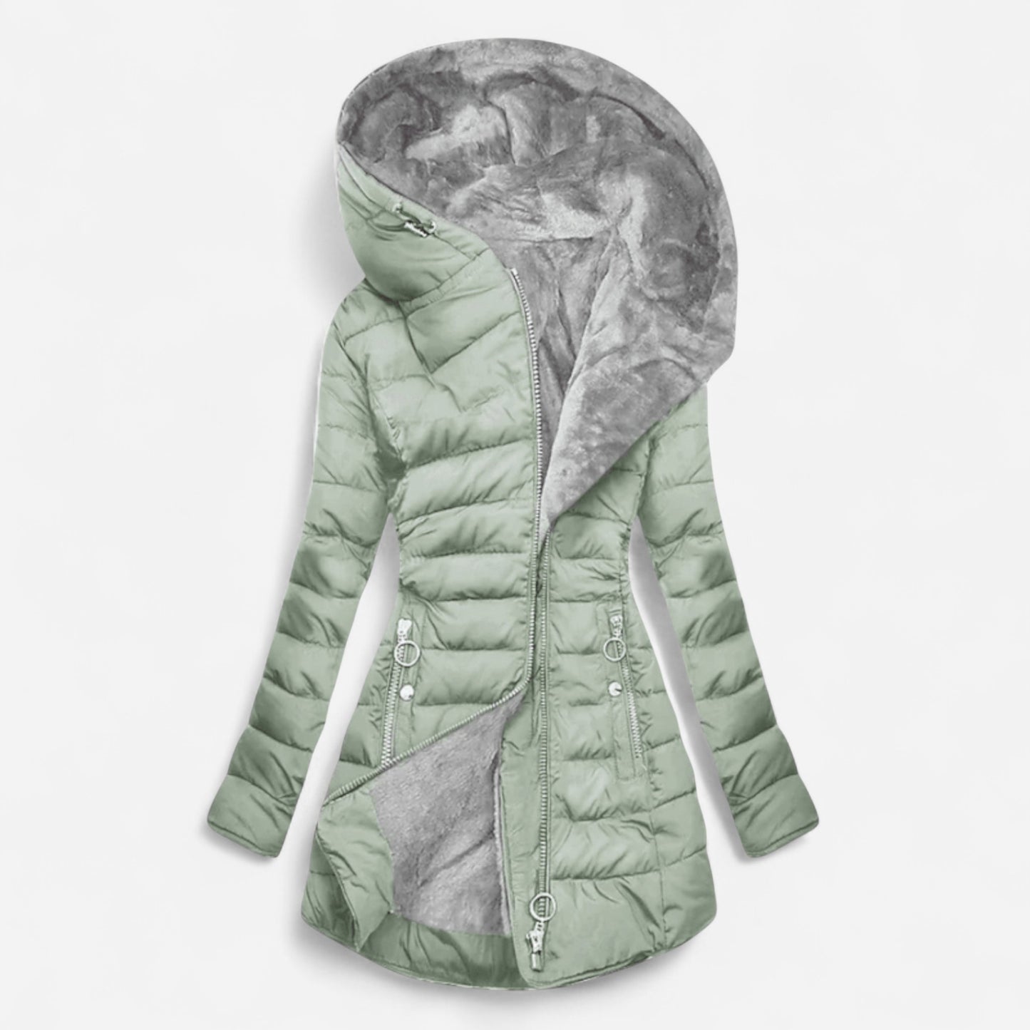 Senna - Manteau élégant en peluche pour un hiver stylé