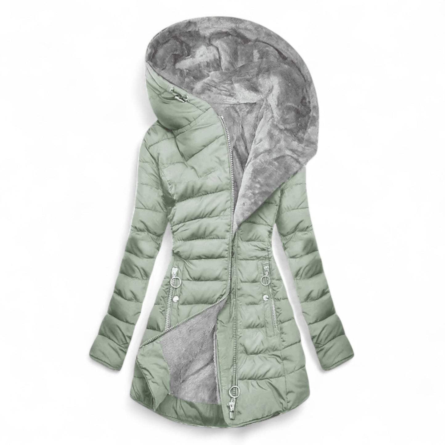 Senna - Manteau élégant en peluche pour un hiver stylé
