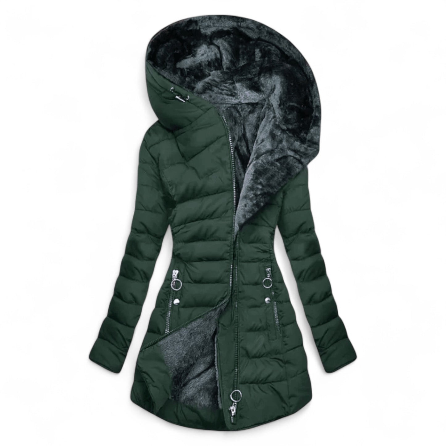 Senna - Manteau élégant en peluche pour un hiver stylé