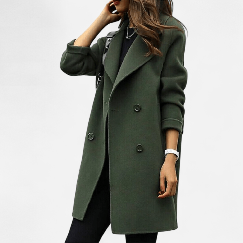Québec Élégance Jane - Manteau indémodable pour femme au style élégant