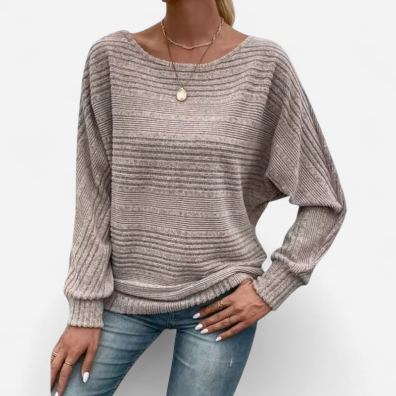 Québec Élégance Kleding Evangeline - Pull en cachemire texturé au style moderne