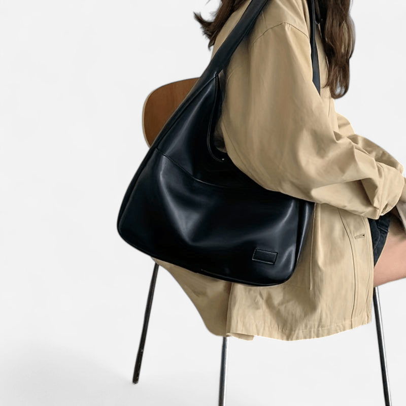 Québec Élégance Leather bags Amanda - Sac en cuir chic avec rangement optimal et pratique