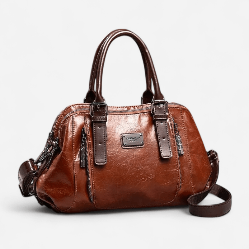 Québec Élégance Leather bags Bella - Sac en cuir élégant avec bandoulière réglable