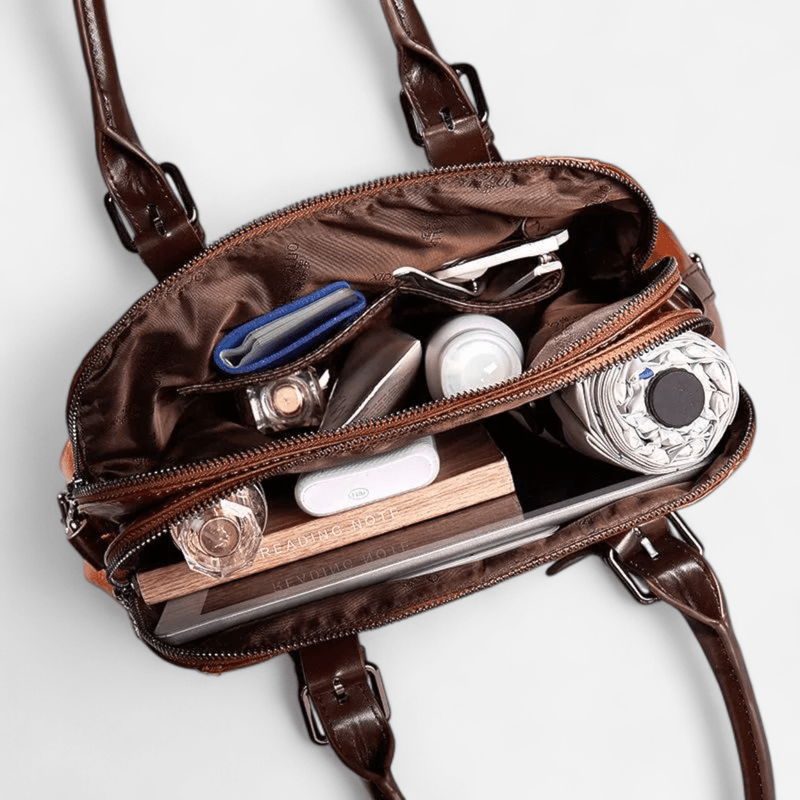 Québec Élégance Leather bags Bella - Sac en cuir élégant avec bandoulière réglable